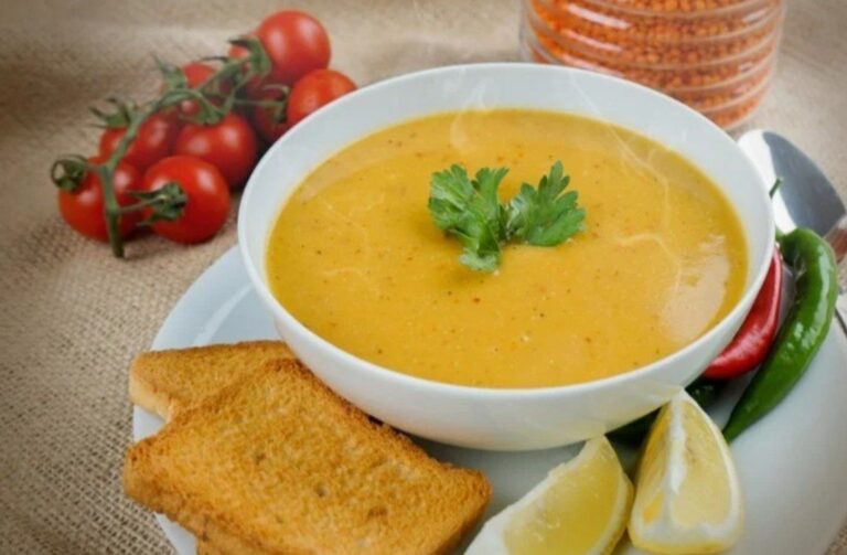 شوربة العدس السريعة