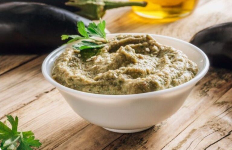 باذنجان بالطحينة