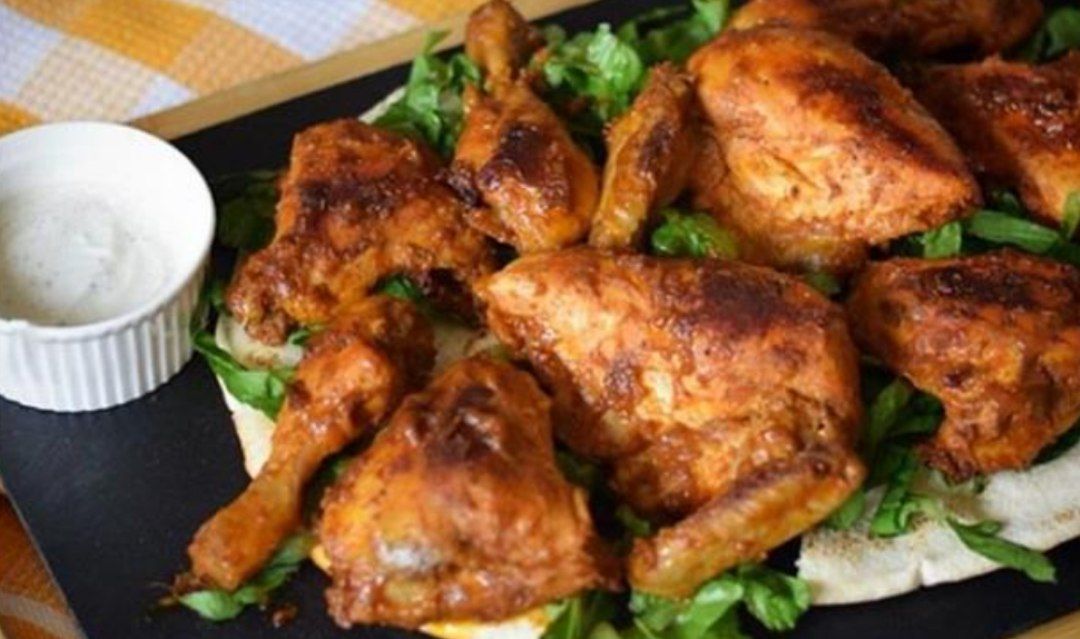 دجاج بالزبادي والتوابل